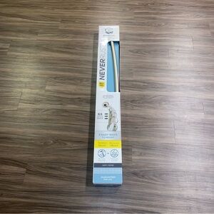 Zenna Home Curved Shower Rod Aluminum Mount Brushed Nickel Finish 50-72 in NEW